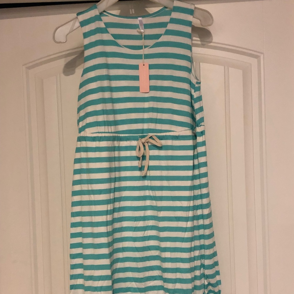 NWT Pink Blush maternity sleeveless casual dress